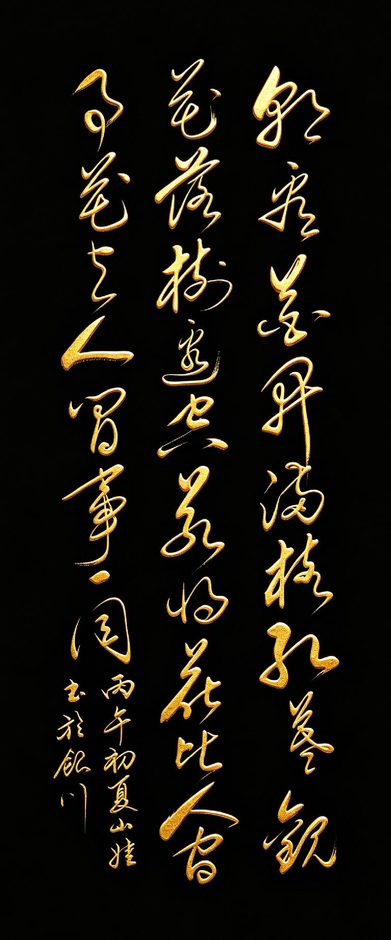 你也別小看，一幅把禅意写活了的草书来自农村大叔！你看这字，第一眼就觉得