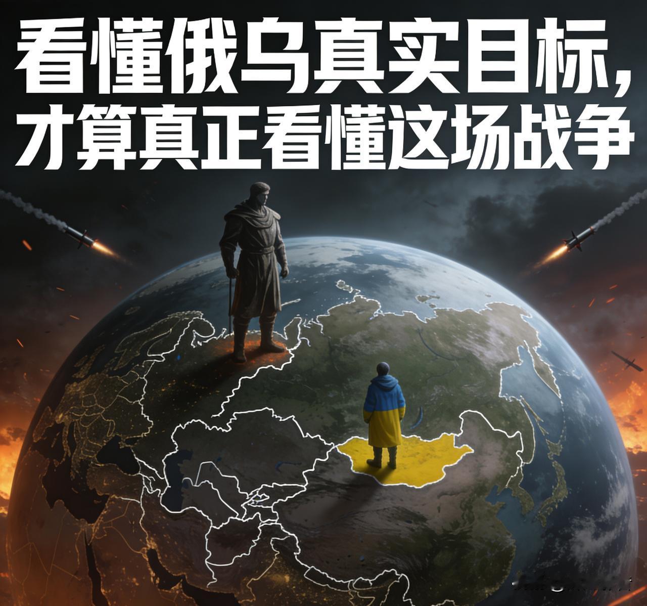 看懂俄乌真实目标，才算真正看懂这场战争很多人还在纠结一城一池的得失，却没看