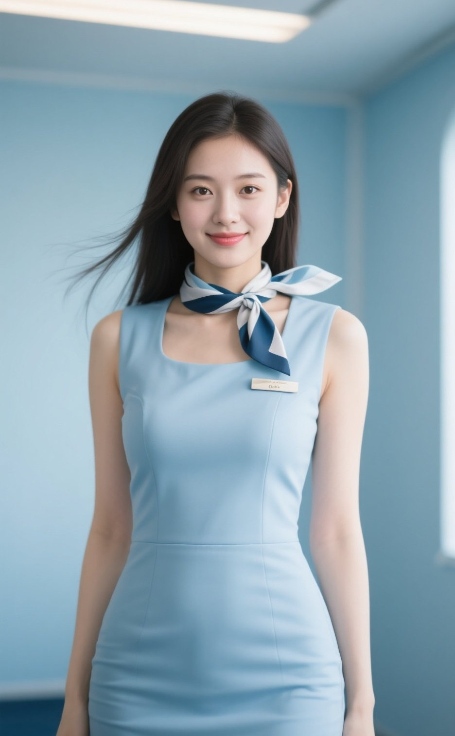 温婉空姐柔情似水，令人沉醉
