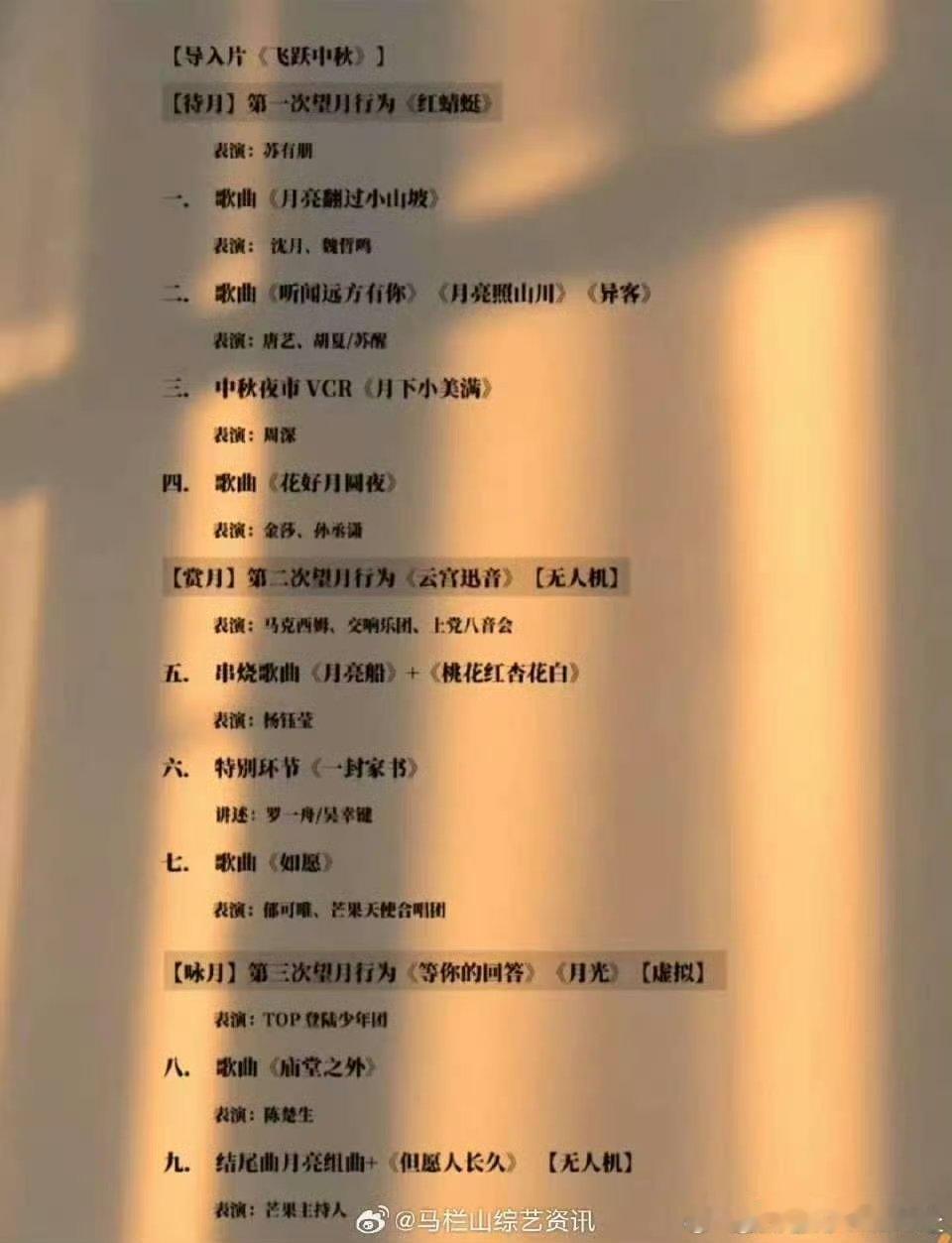 陈楚生芒果中秋夜压轴陈楚生芒果中秋晚会压轴陈楚生唱庙堂之外，芒果中秋夜压轴​