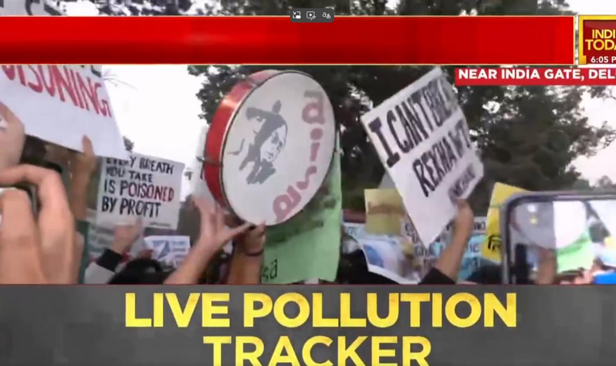 印度空气质量爆表，民众用中国样板抗议莫迪，中国：想学我教你啊近日，印度首都德