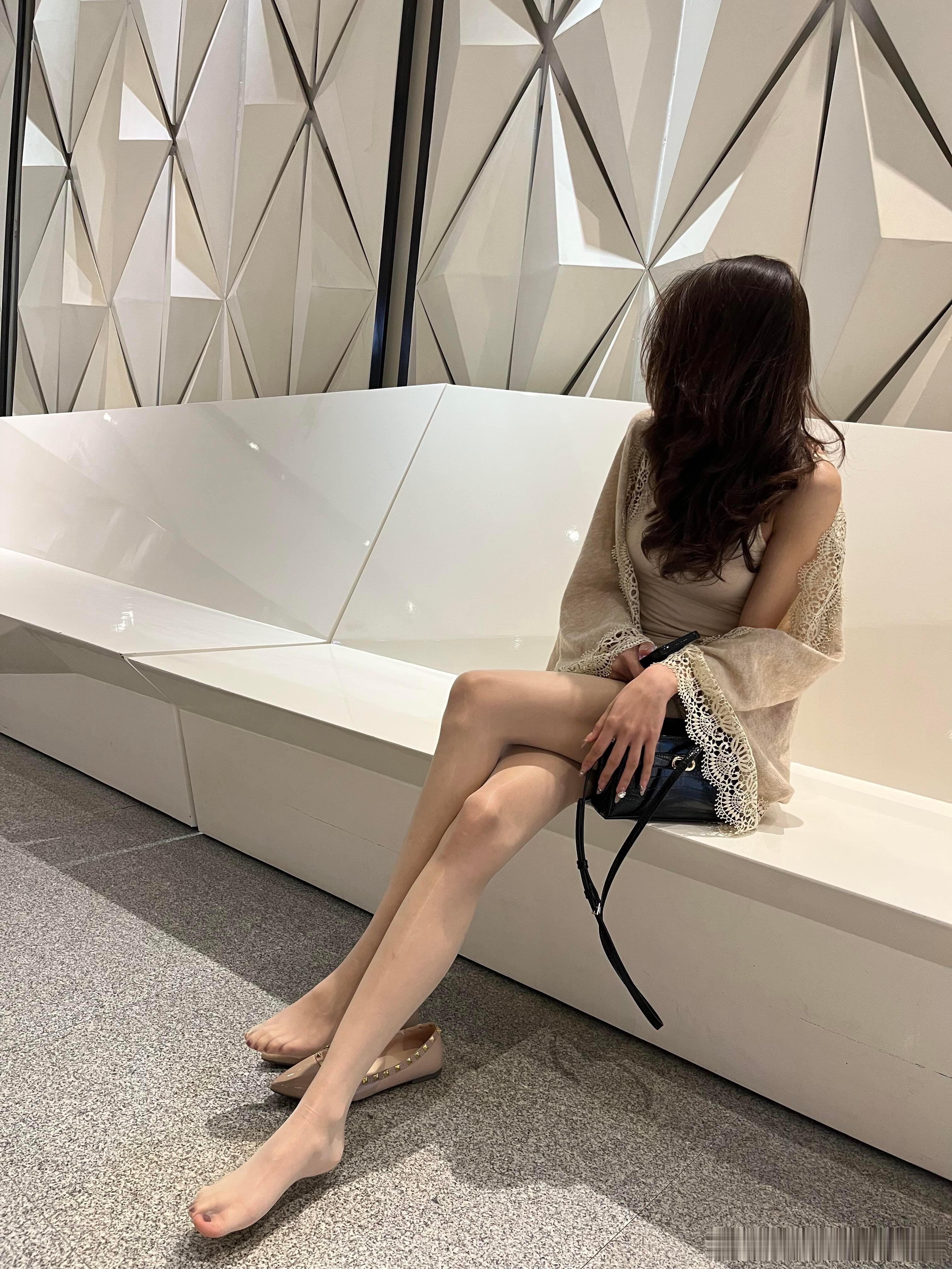 灰色丝袜的视觉美～袜尖透明～​​​