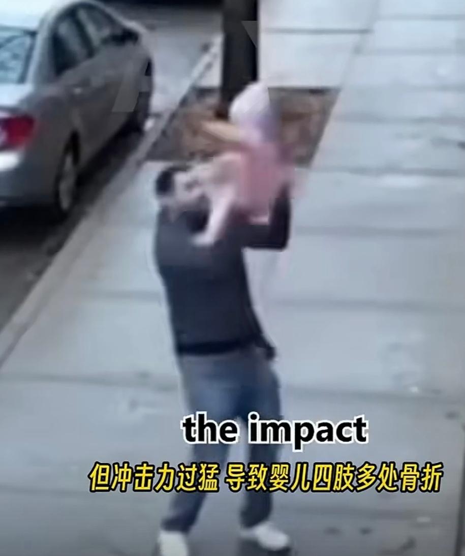 真荒唐!没想到在美国，也有这种厚颜无耻之人。男子走在路上，抬头时突然发现一个