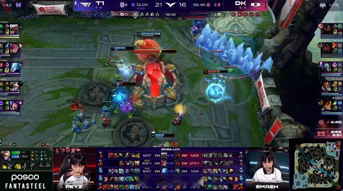 T1横扫DKKeria+Doran合力Carry！Smash卢锡安关键团连续被