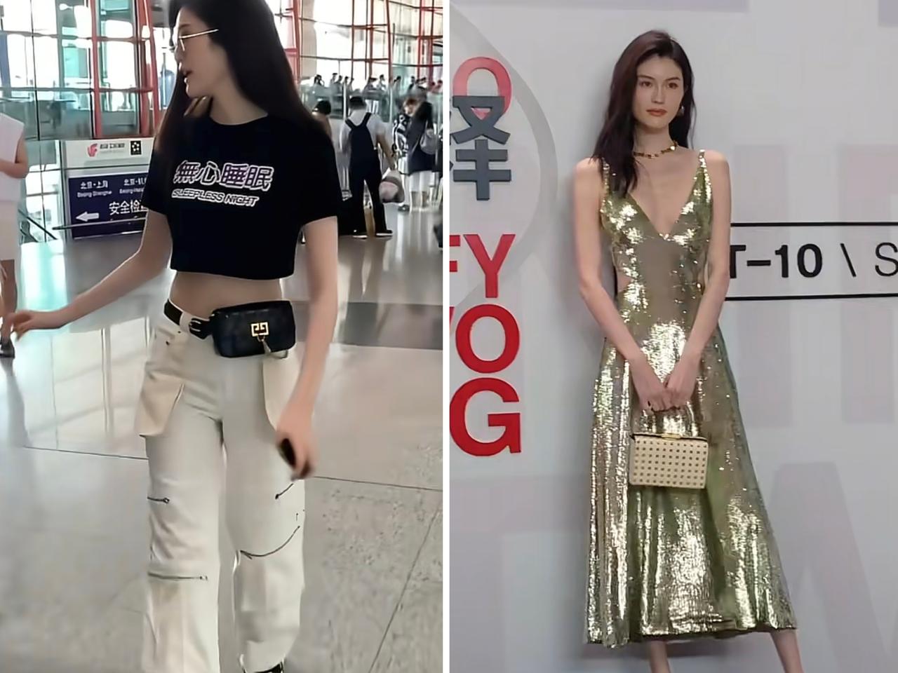 特意去查了一下何穗，原来她当模特不是因为她身材好，而是因为她运气好，何穗