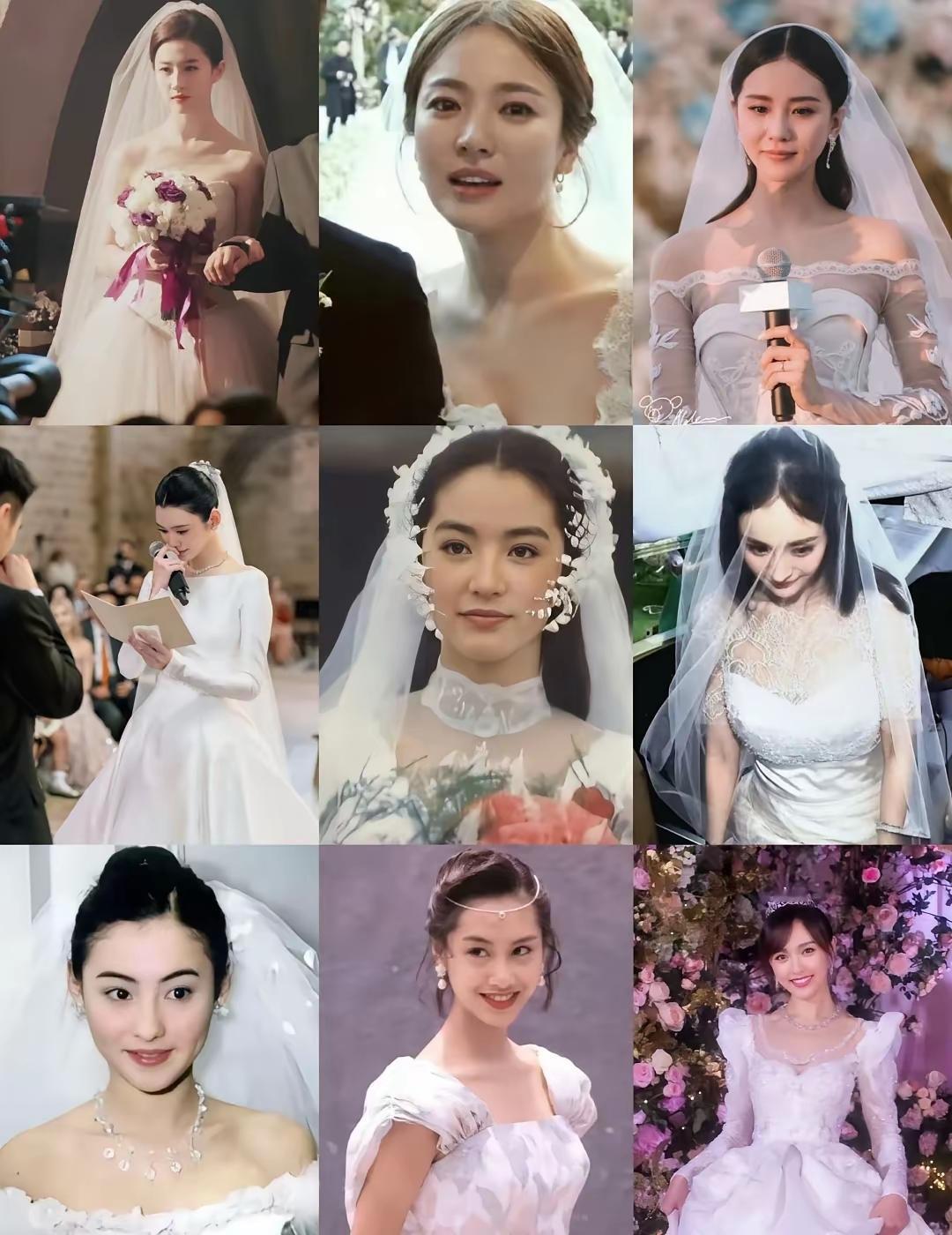 第一排：高圆圆没有离婚。第二排：奚梦瑶没有离婚。第三排：唐嫣还没离婚。