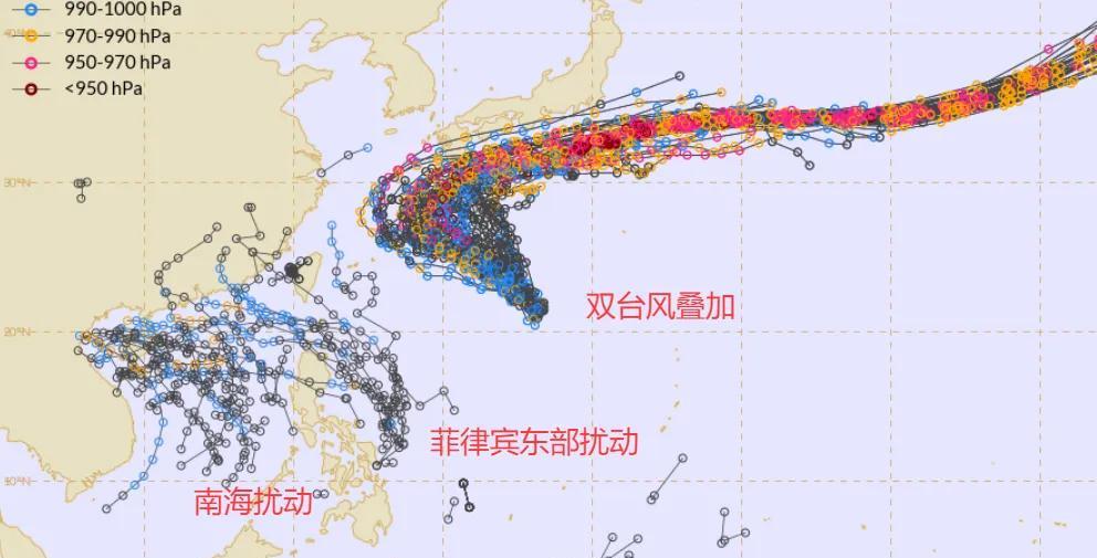 双台风夏浪和娜基莉都不影响我国沿海地区，未来10天内仍有低压或台风生成！今天(9