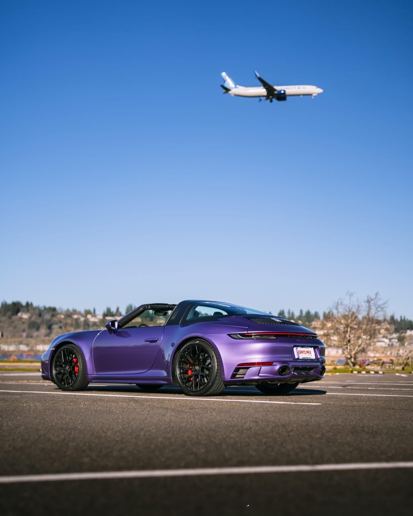 💜💜💜PTSViola紫色金属漆保时捷911Targa4GTS💜