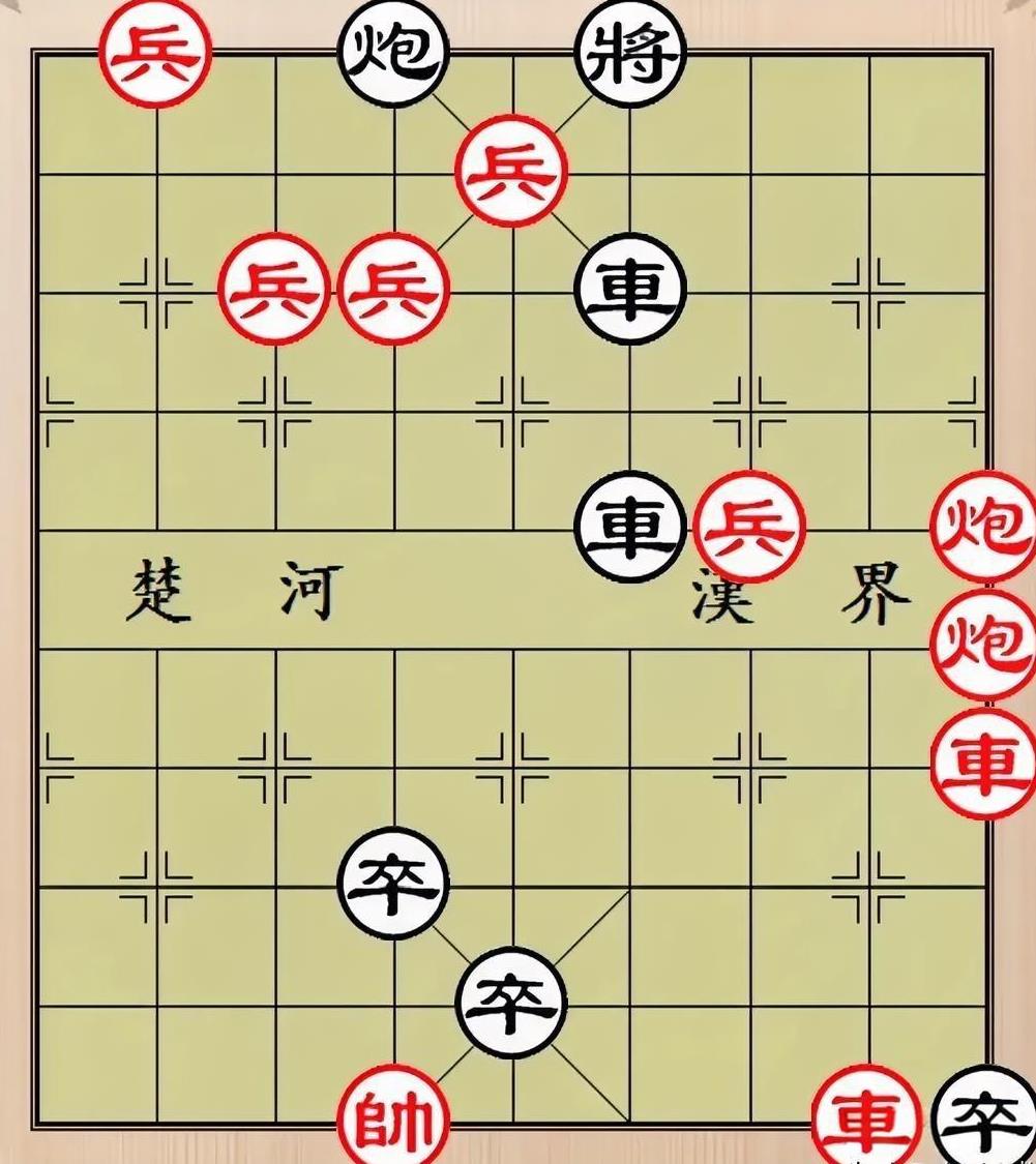 癸卯清秋，枰盘点兵，蟾映宇空。月泻楚河汉界，光照金戈铁弓。三卒卡喉，五兵逼宫。更