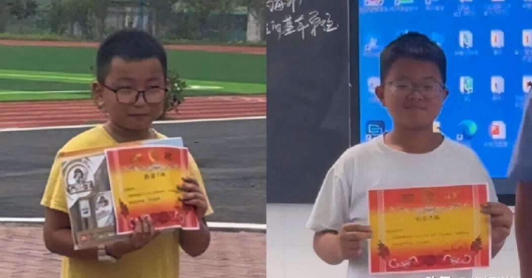 安徽两名小学生在路边草丛玩耍时，意外发现了一个袋子，打开一看里面竟放着9000多