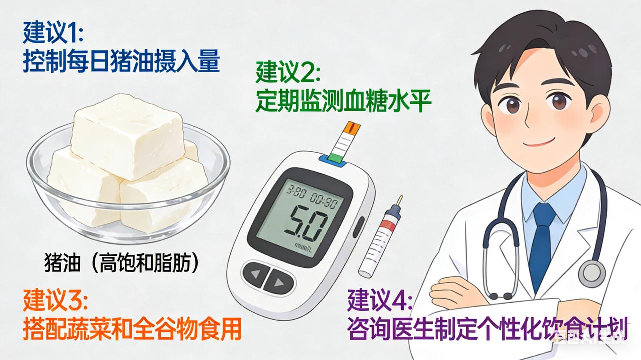 猪油真的适合糖尿病患者吗？医生给出4点建议“一勺猪油顶五副药”？医生急得拍