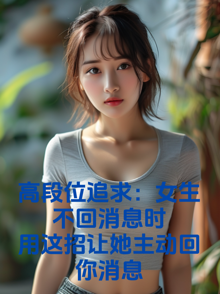 高段位追求：女生不回消息时，用这招让她主动回你消息
