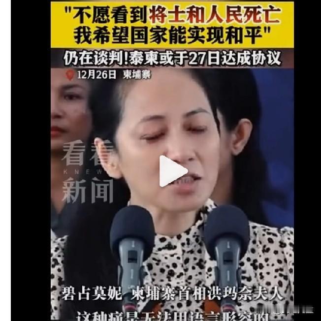 柬埔寨的报应来得太快12月26日，柬埔寨与泰国举行边界事务联合委员会会议期间，