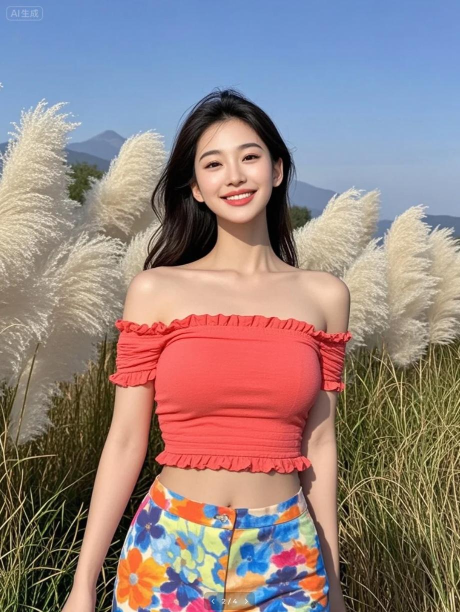 蝉鸣为伴，水波微漾，她站在绿意深处，像一首未写完的夏日诗。
