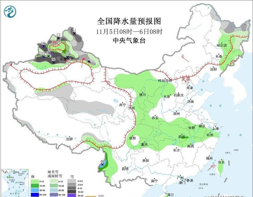 大雪大暴雪要来了【新疆北部雨雪进入最强时段北方多地气温或创立秋来新低】