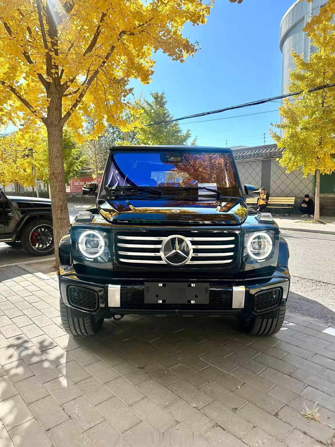 韩版奔驰G450d小改怡情，个性升级！450d搭配AKPA模拟声浪✨圆口黑色AM