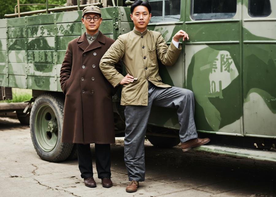 1938年，照片里的卡车斑驳粗糙，车身上隐约能看到标识的残迹，它不是普通的运输车