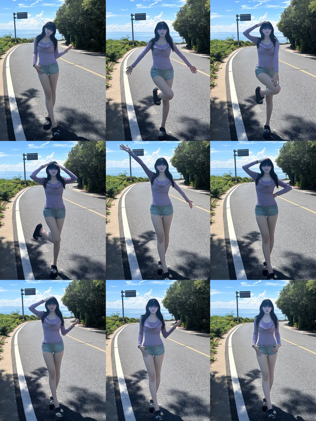辣妹拍照姿势｜路边这么拍日常好看又好学！