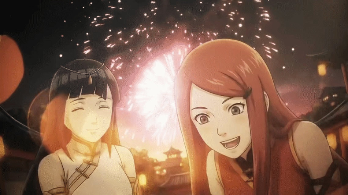 今年春节把次元壁打破了起猛了二次元角色也过上年了咒术师的烟花混着你家鞭炮响，哆