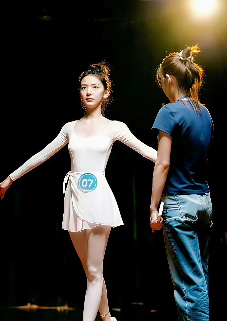 为了拍难哄瘦到82斤的章若楠，她可是168cm的高个女生