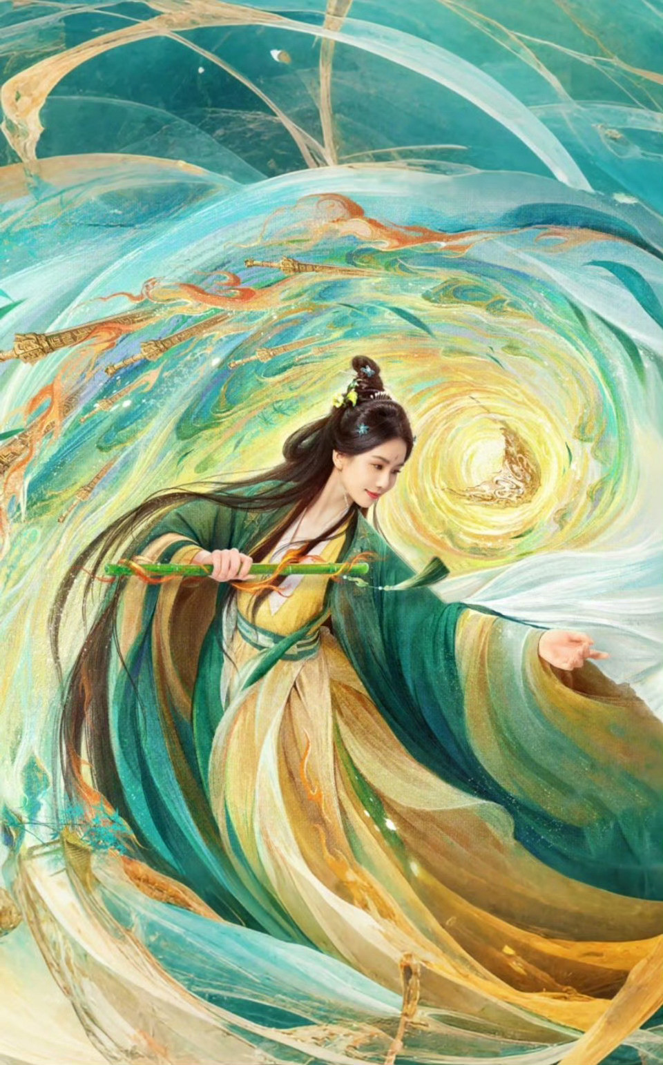 刘诗诗《淮水竹亭》这会不仅有庆功宴，有财报，有火爆海外的粉丝，还有长尾了[偷笑