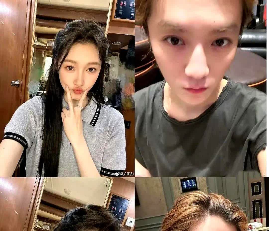 救命！这俩人真的没分手吧？关晓彤鹿晗今天给高考生打call的微博
