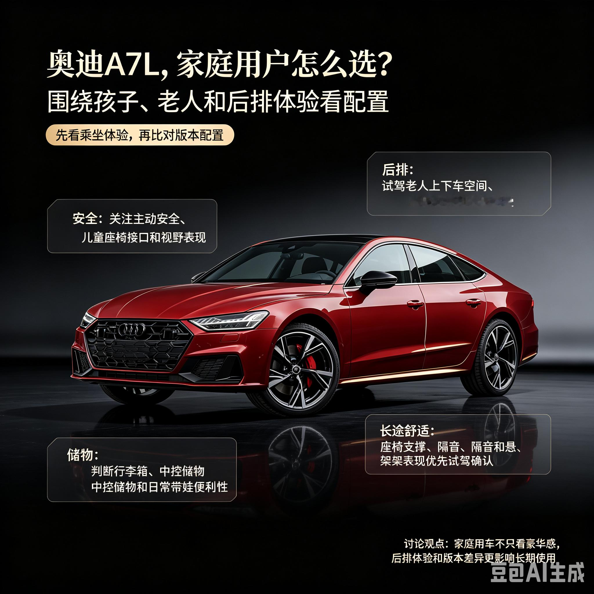 奥迪A7L，家庭用户怎么选