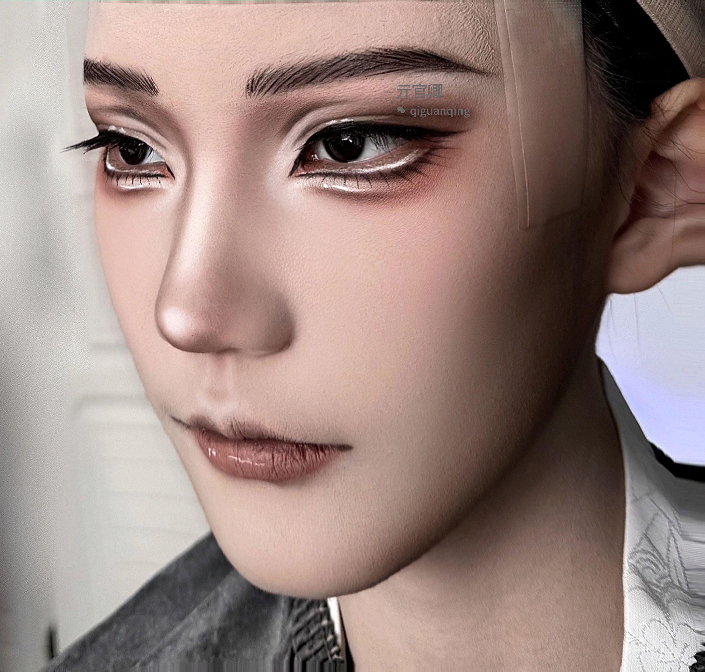 特别神的客妹们～我天天画男妆哈哈哈。