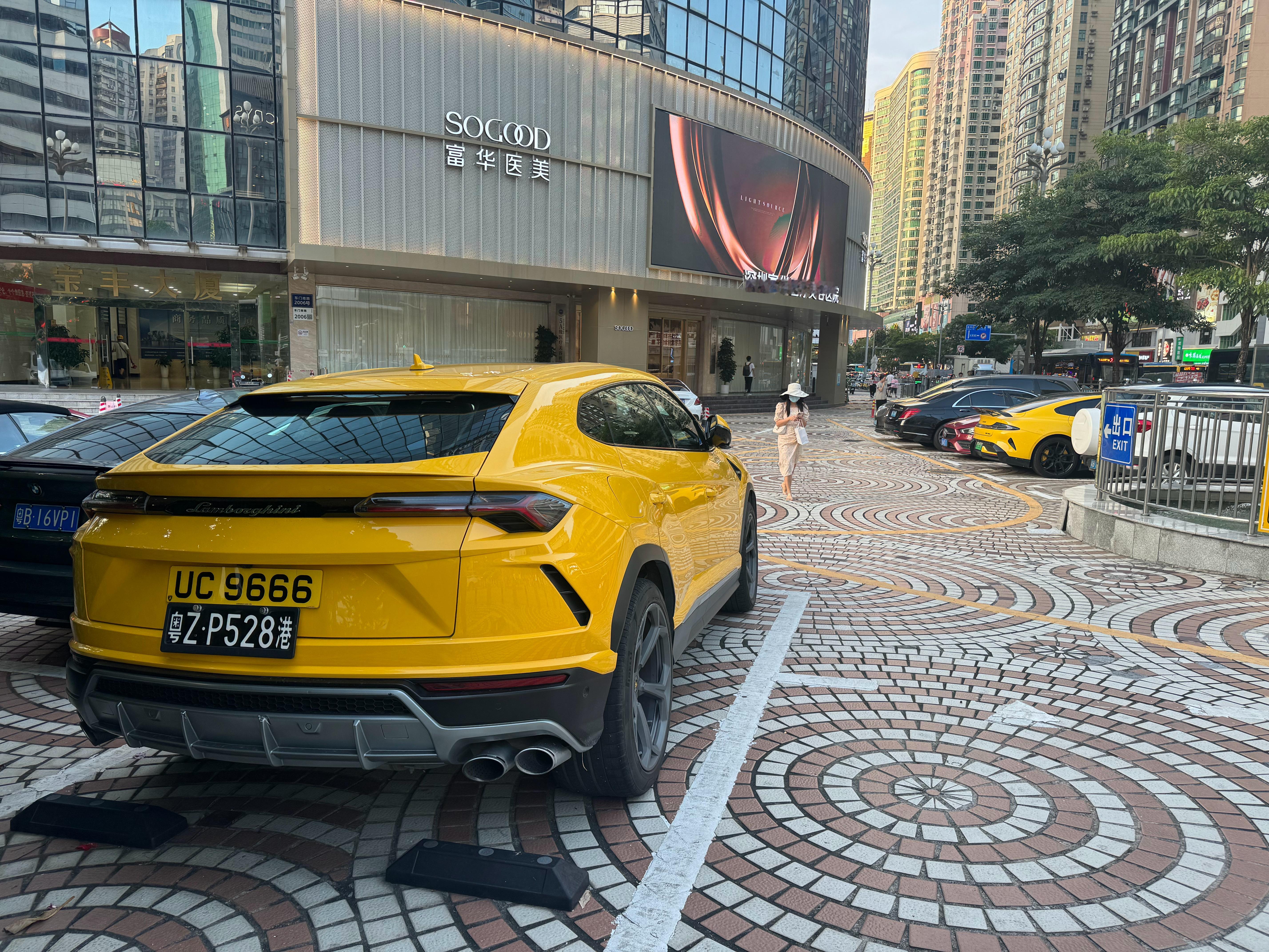 公司楼下停车场显眼的一抹黄色，你们更喜欢哪一个[doge]​​​