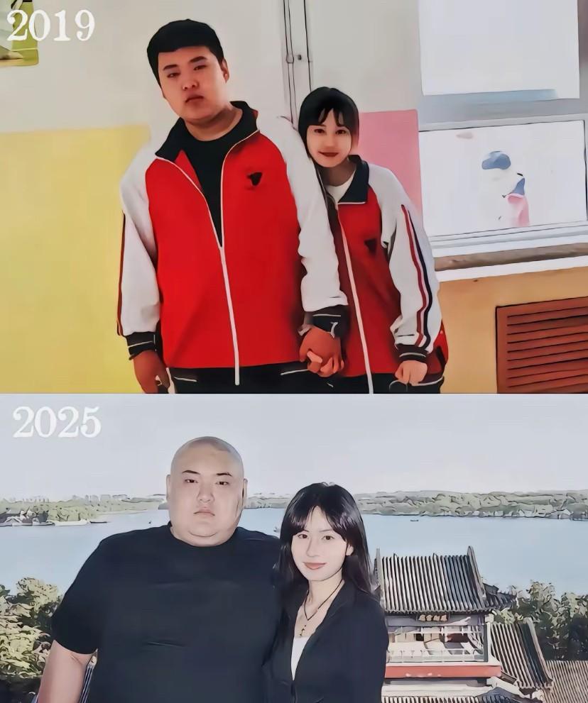 从学生时代到变成两口子，这也算青梅竹马了吧～