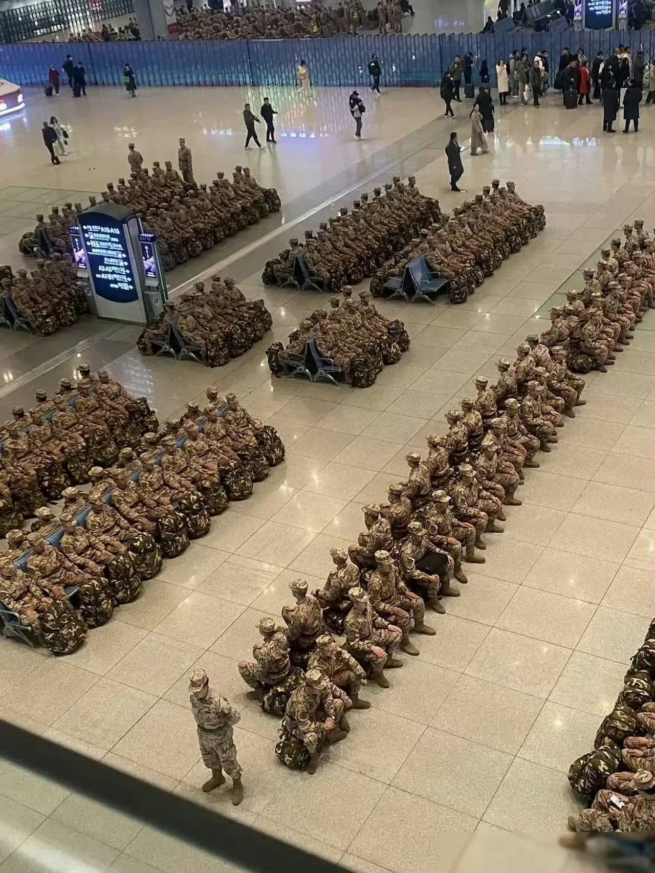 整整齐齐，这就是队伍的作风。