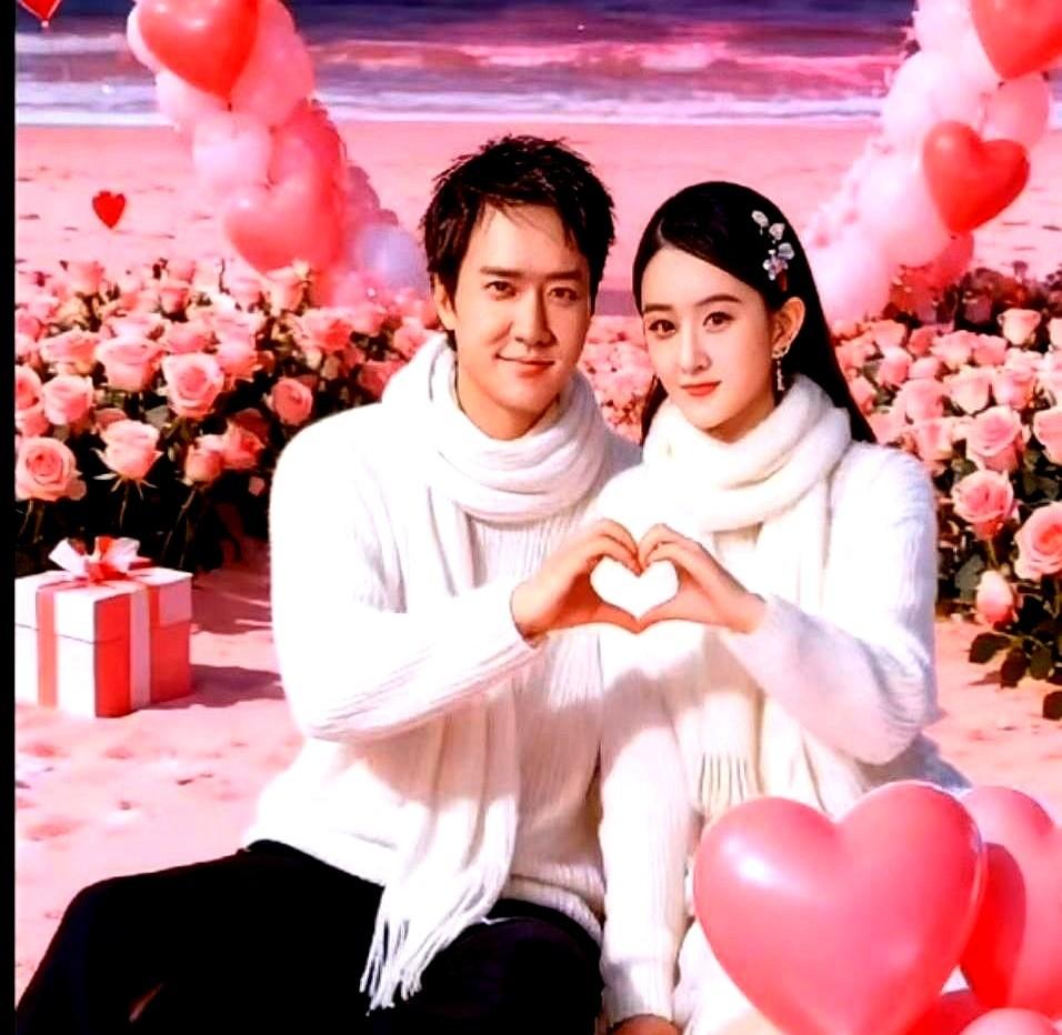 都说婚姻的尽头是陌路人，赵丽颖冯绍峰偏不！横店38度高温，赵丽颖一身厚重戏服