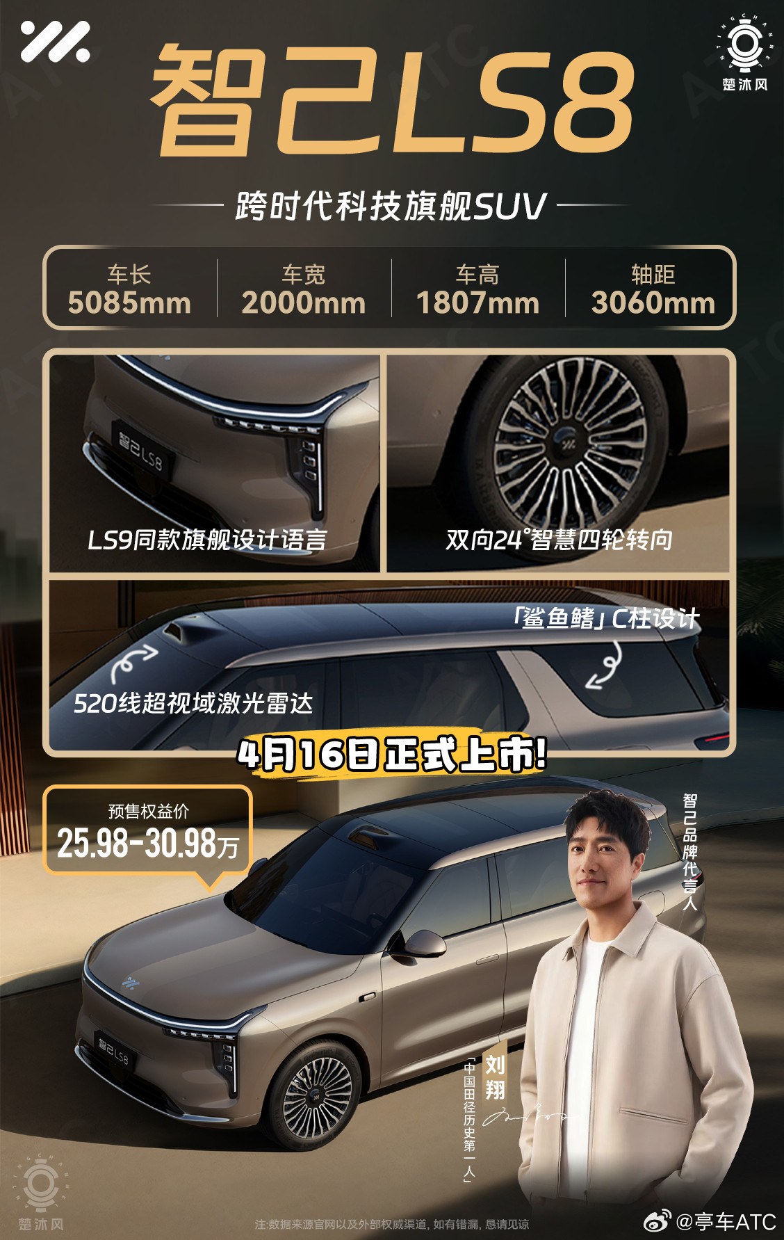 智己LS8，定位「跨时代科技旗舰SUV」，这种“跨时代”的口号真不是吹出来的，是