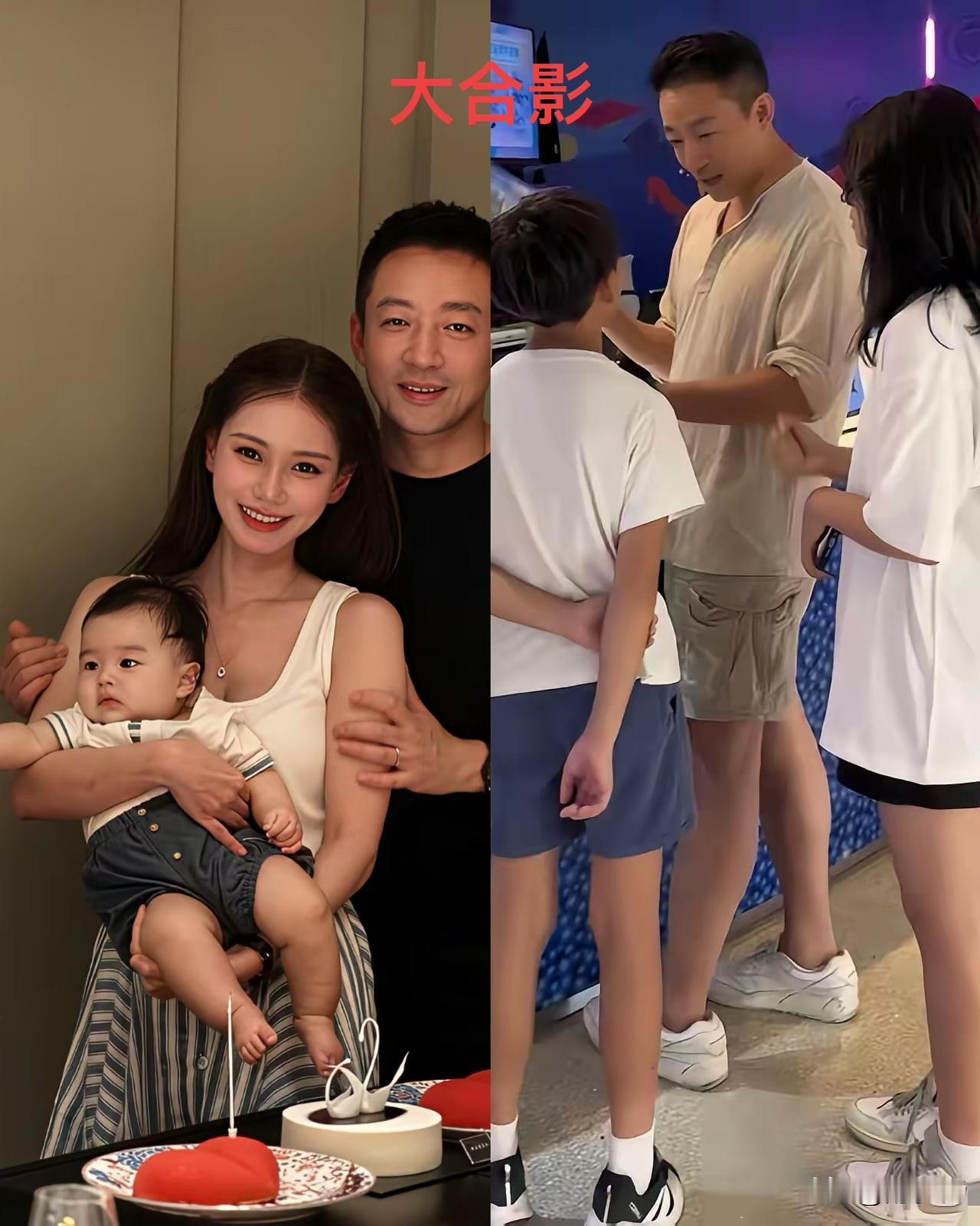 什么才是幸福的拼图？就像这前后的两张合照合在一起，组成一个完整的大家庭！终于