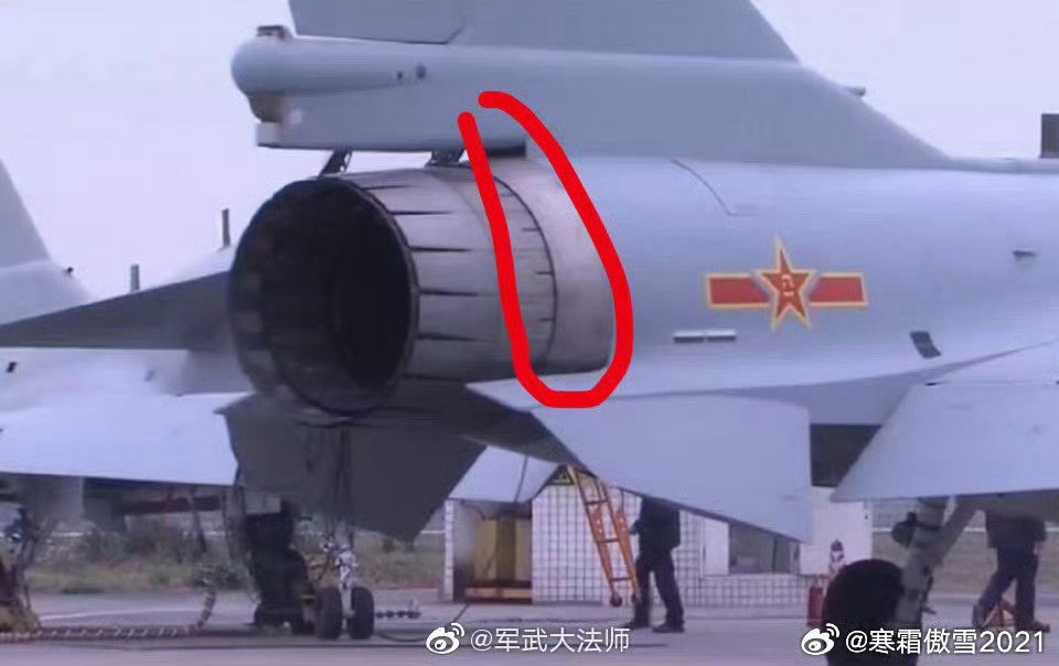 每天认识一件兵器武器装备军事ai新视野辨认2025年受阅的J35A发动机是不是