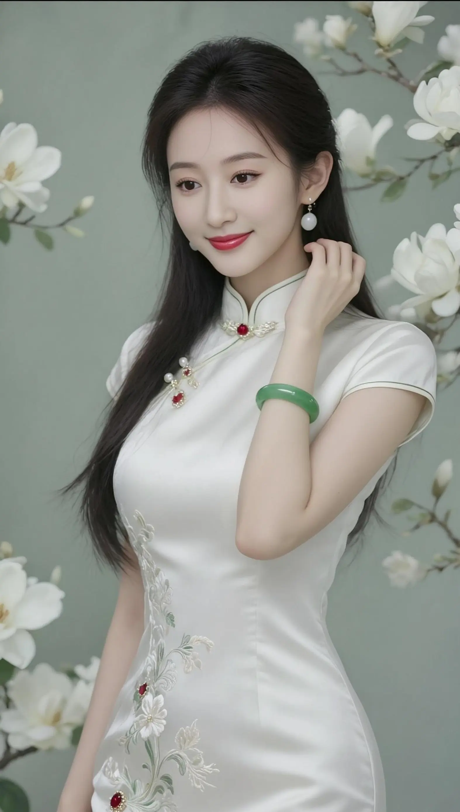 AI玉肌旗袍写真 随变ai随便玩