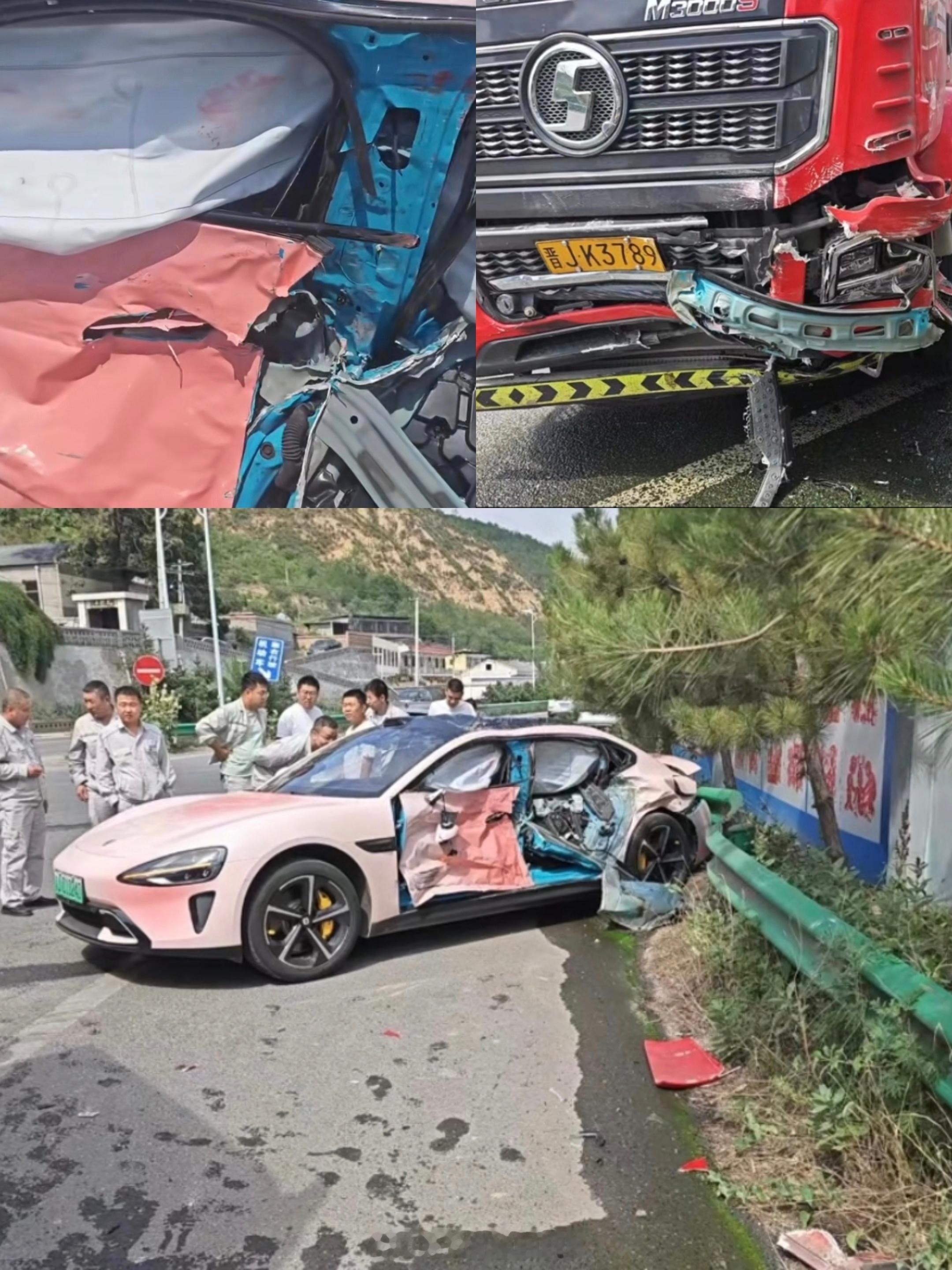 看完那个侧撞视频，脑子里只剩一句：这侧面结构挺有底气的。被大货车这么结实地扫一下