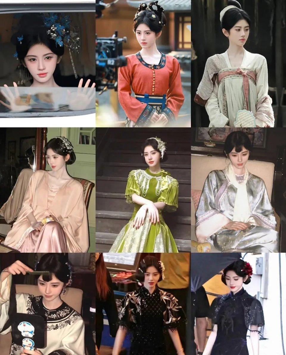 谁还敢说鞠婧祎是半永久，这万花里的造型都美成啥了