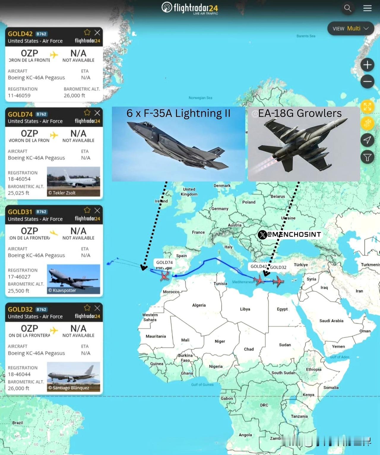 还没打呢，美空军自己先拉了一大坨。8个轮胎爆裂，发动机损坏！报道称，由6架F