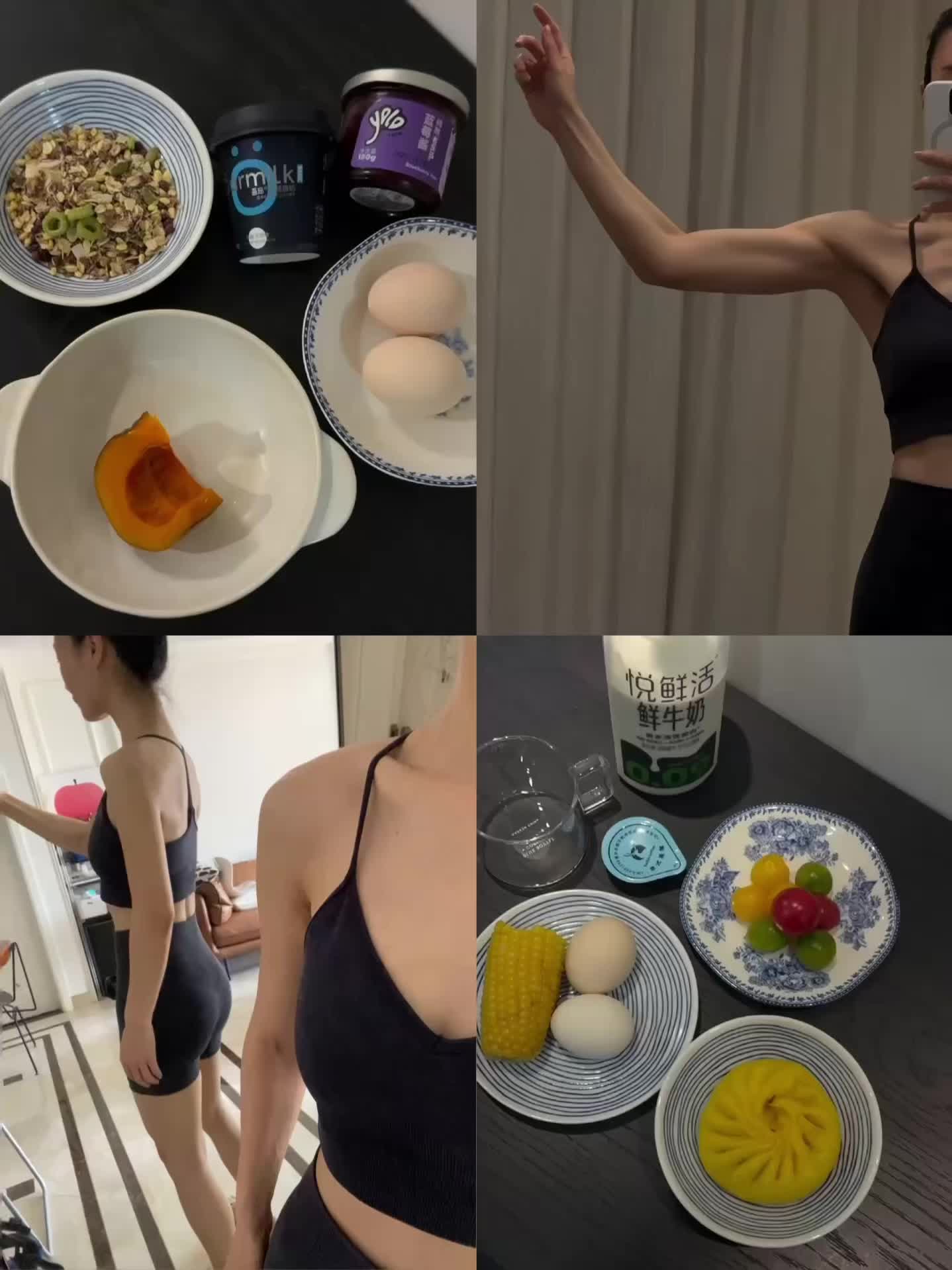 40➕健身4年我发现减脂的尽头是食欲稳定 很多姐妹留言想看一下我平常的...