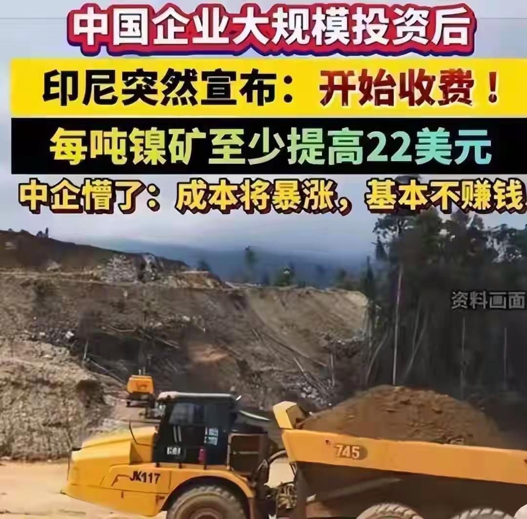 2026年4月15日，印尼一纸政令挥下：镍矿开采配额大砍，计价系数猛拉，伴生矿单