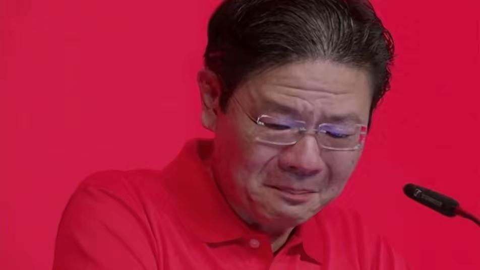 新加坡总理黄循财哭了，没人同情！对中国有多狂，现在就有多狼狈黄循财哭了。就