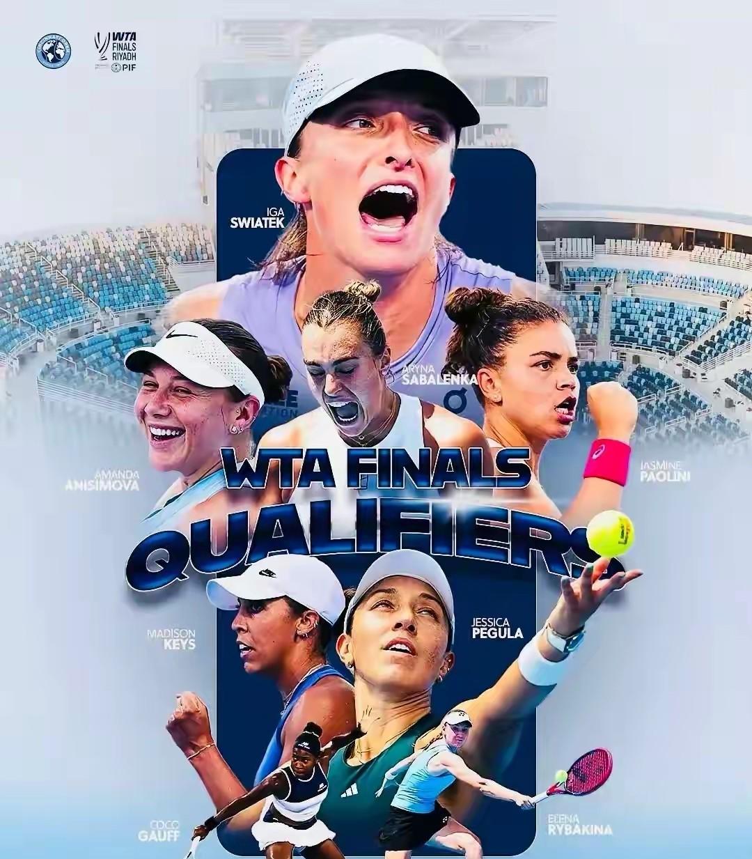 WTA年终总决赛首战温网冠军横扫澳网冠军，斯瓦泰克6：2、6：1横扫凯斯。面对尺