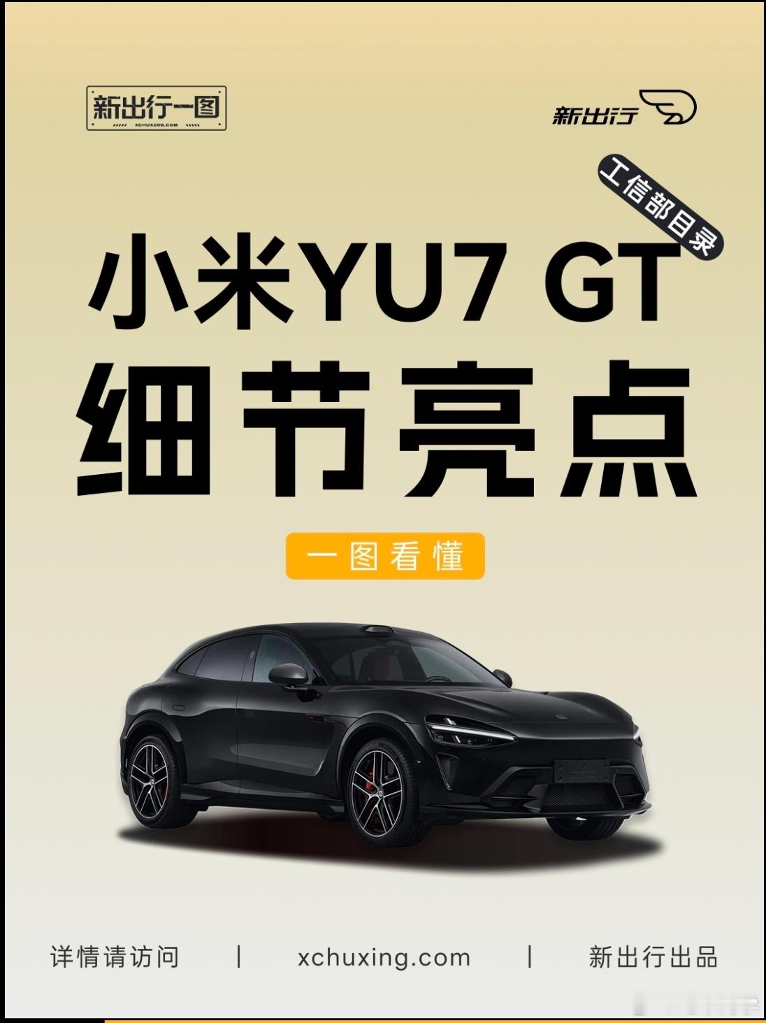 一图看懂小米YU7GT动力参数太炸裂了……还有碳陶瓷刹车片儿。双电机总功率73
