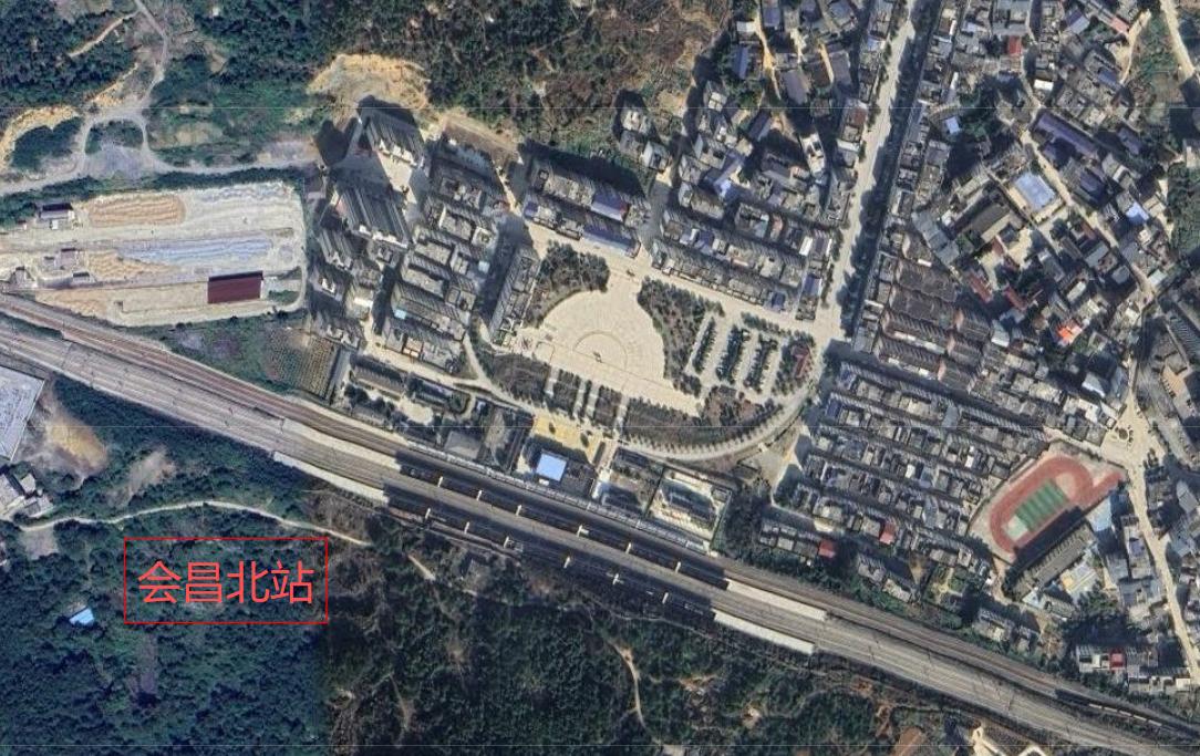 会昌北站卫星地图会昌北站位于会昌县西江镇（距离会昌县城约有45公里），为赣龙铁