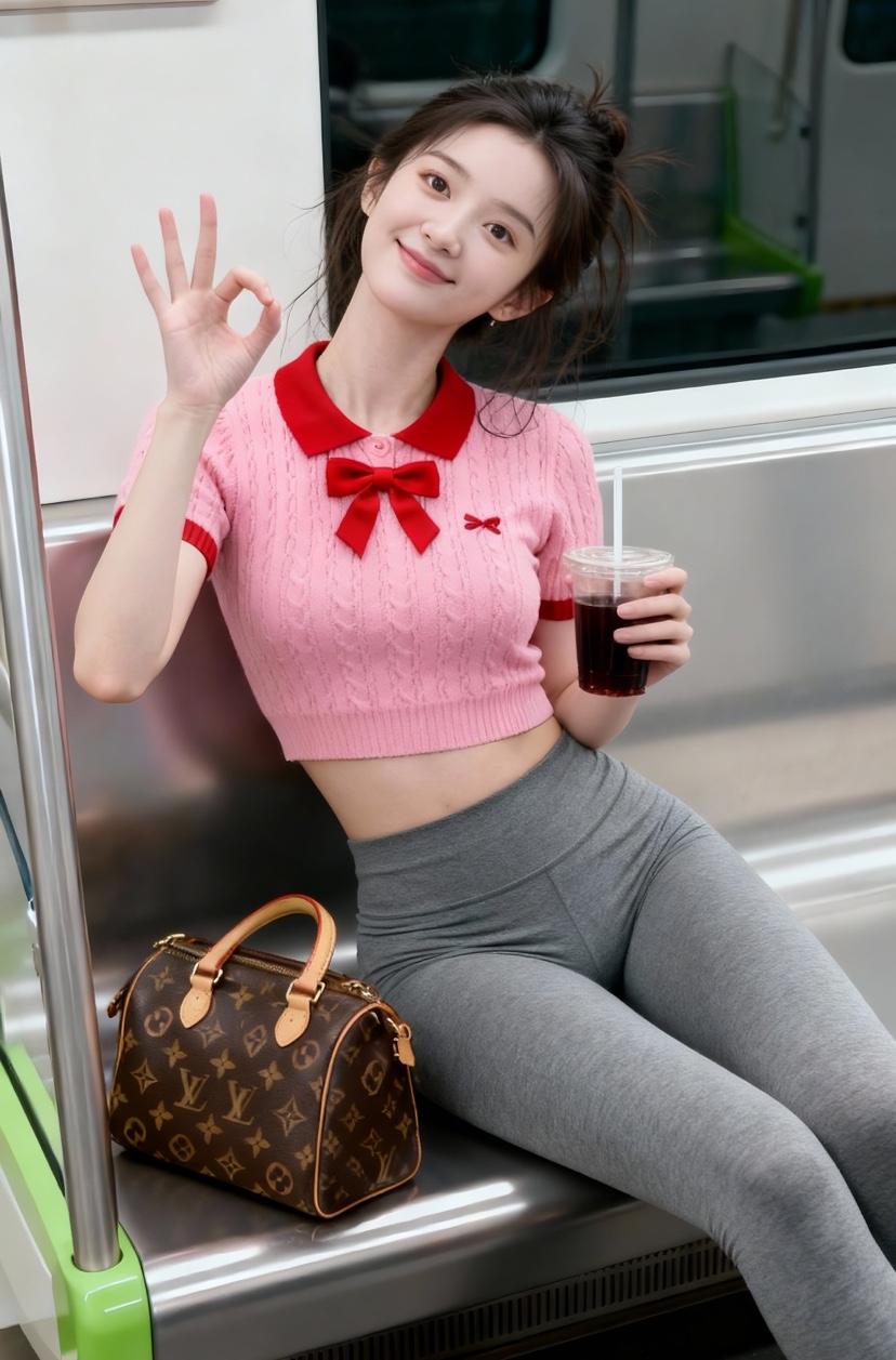 好久都没坐地铁了。人真的好多哦！站了半路终于搞到坐了[捂脸哭]看来以后要多坐