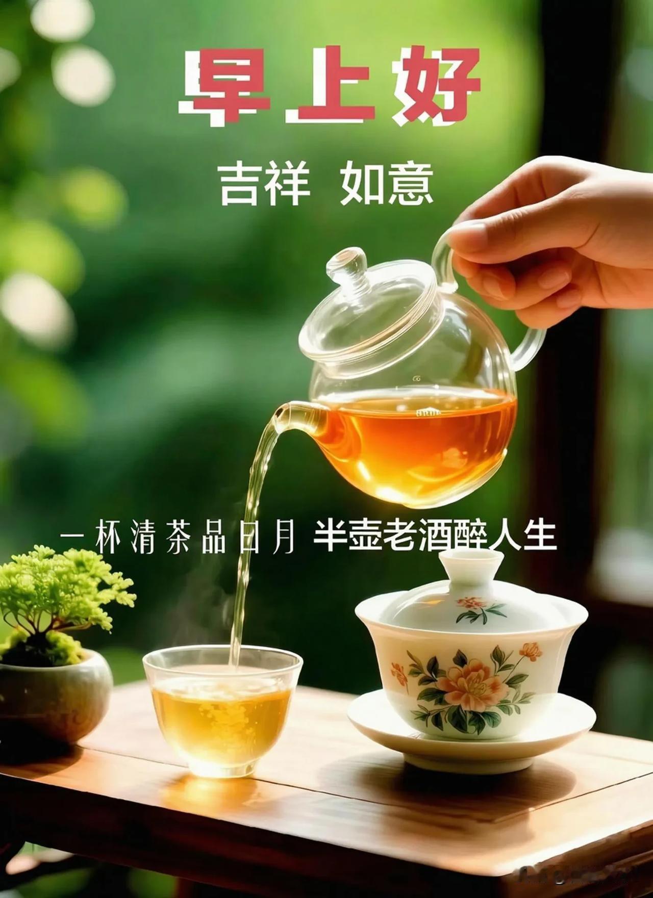 清晨的阳光很温柔，生活也值得温柔以待，愿你带着好心情，开启美好的一天。