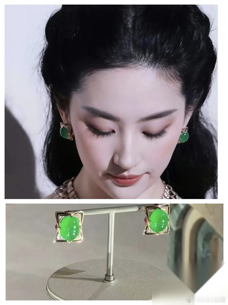 59克拉的帝王绿，因为刘亦菲戴过，被人当场截胡了。宝格丽晚宴上，她压轴出场，