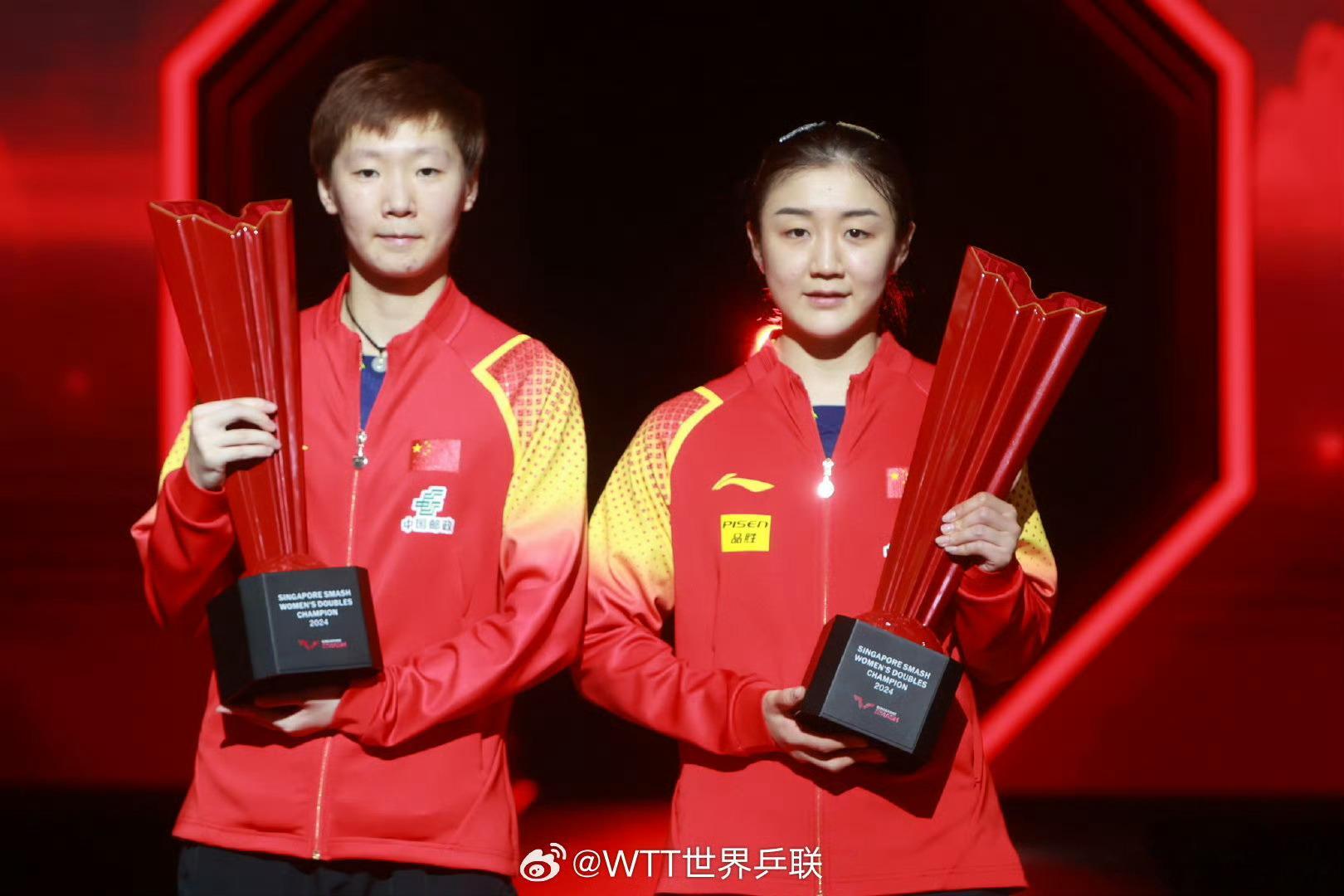 王曼昱首位集齐五大满贯女双王曼昱的女双成绩全球历史第一人，前无古人WTT大满贯女