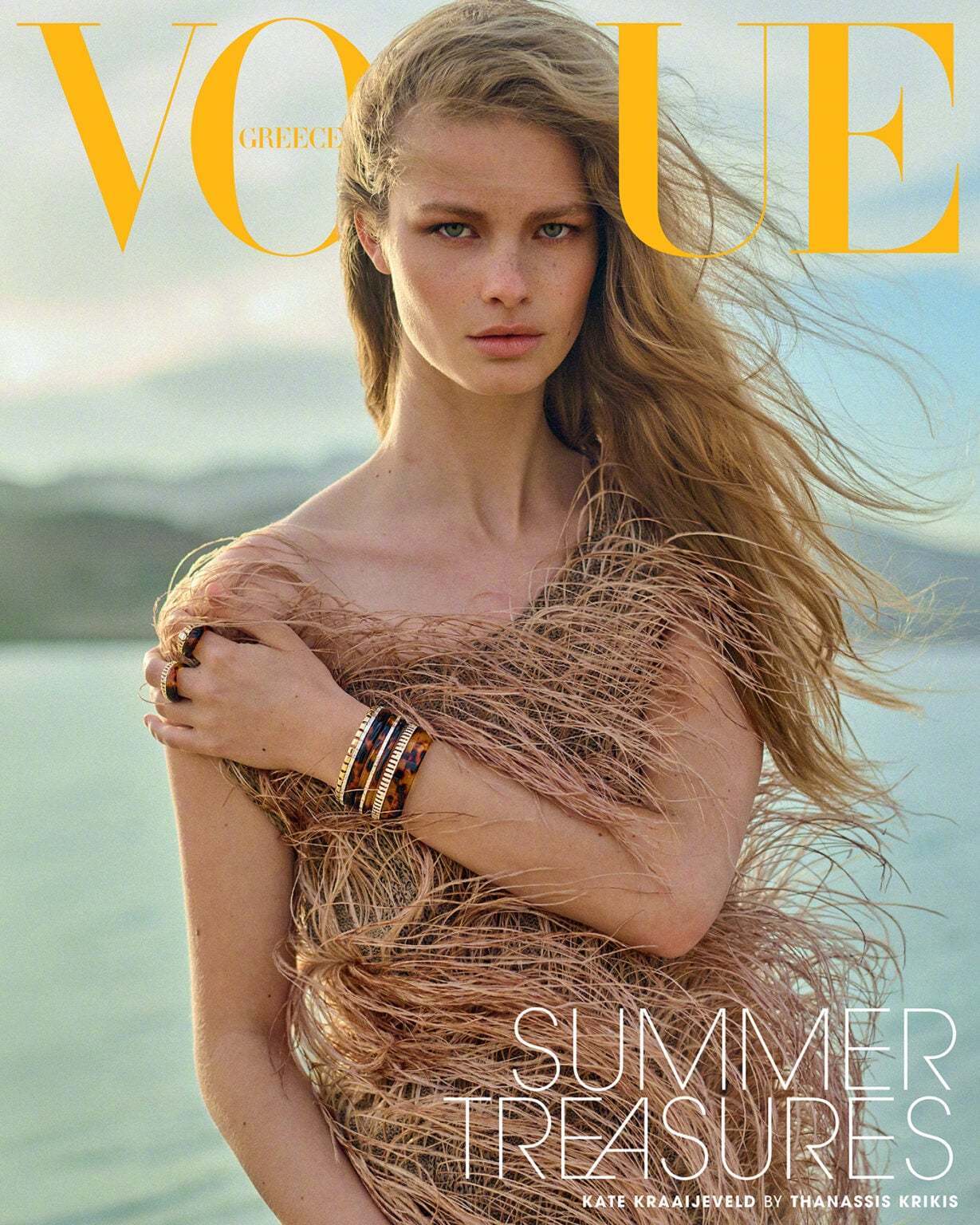 VogueGreeceJuly2026希腊版七月刊，轻盈而明媚。模特: